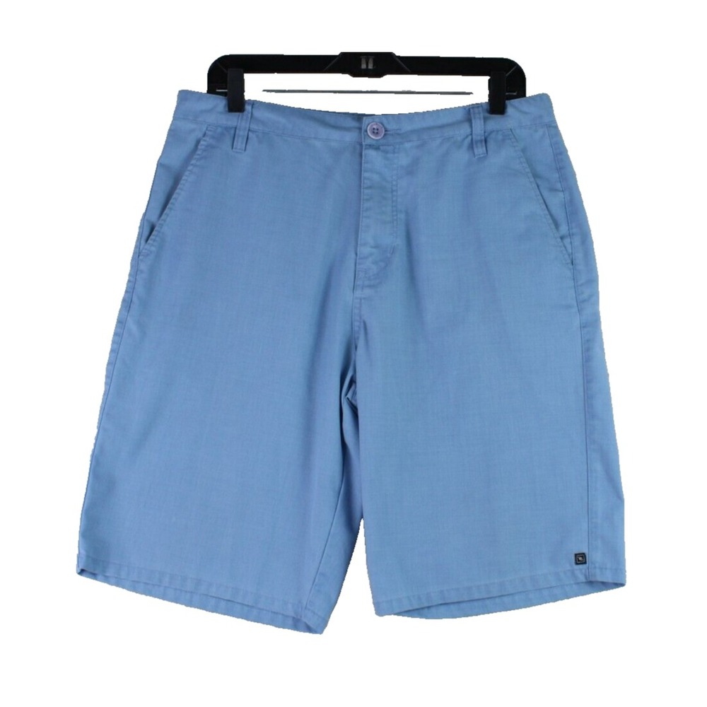 Rip Curl Mens Shorts Blue Flat Front‎ Casual Chino Size 32